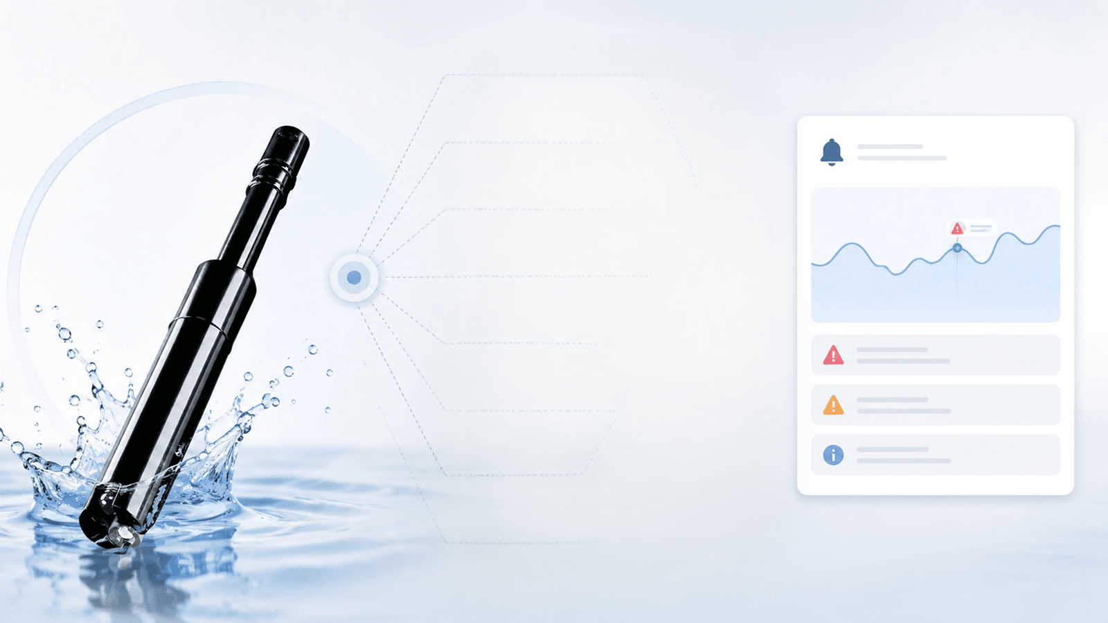 Smart water quality monitoring sensor with remote visibility and automated alerts